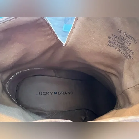 Lucky Brand Quintei Heeled Boot Macaroon Leather - Picture 5 of 6